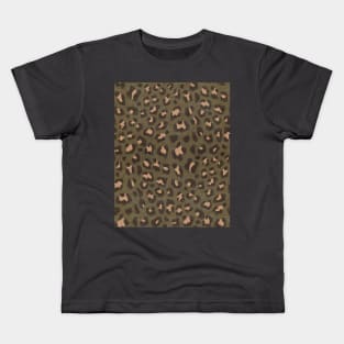 Leopard Print-Camo Kids T-Shirt